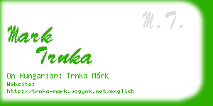 mark trnka business card